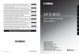 Yamaha MCR-B020 White User manual