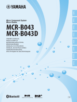 Yamaha MCR-B043 Blue User manual