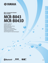 Yamaha MCR-B043 Blue User manual