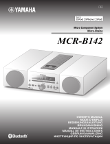 Yamaha MCR-B142 Owner's manual
