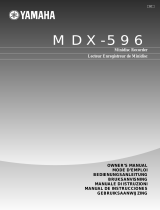 Yamaha MDX-596 Owner's manual