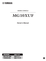 Yamaha Mixing Console MG10XUF User manual