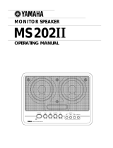 Yamaha MS2022 User manual
