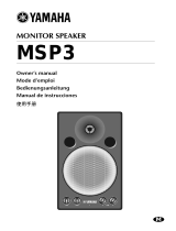 Yamaha MSP3 User manual