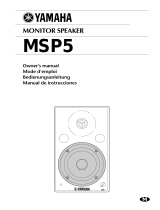 Yamaha MSP5 Owner's manual