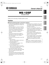 Yamaha NS-125F Owner's manual