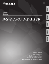 Yamaha NS-F140 Owner's manual