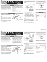 Yamaha NS-35E Owner's manual