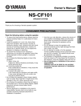 Yamaha NS-CF101 Owner's manual