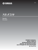 Yamaha NS-F210 Owner's manual