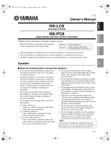Yamaha NS-LC8 Owner's manual