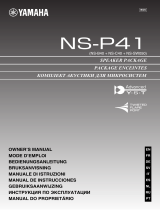 Yamaha NS-P41 Owner's manual