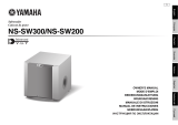 Yamaha NS-SW300 Owner's manual