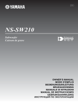 Yamaha NS-SW210 Owner's manual