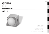 Yamaha SW500 Owner's manual