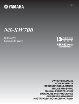 Yamaha NS-SW700 Piano White User manual