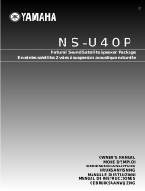 Yamaha NS-U40P Owner's manual