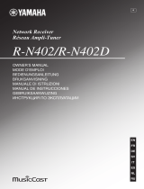 Yamaha R-N402D Owner's manual