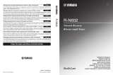 Yamaha R-N602 Black User manual
