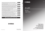 Yamaha R-S201 Black User manual