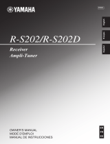 Yamaha R-S202D Owner's manual