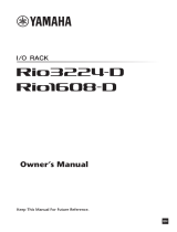Yamaha Rio3224 Owner's manual