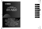 Yamaha RX-A820 Owner's manual