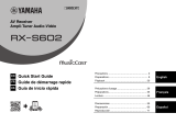 Yamaha RX-S602 Quick start guide
