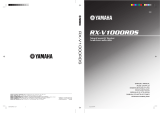 Yamaha RX-V1000RDS User manual