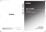 Yamaha RX-V1800 Owner's manual