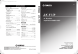 Yamaha RX-V359 Owner's manual
