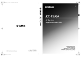 Yamaha RX-V3900 Owner's manual