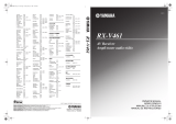 Yamaha RX-V461 Owner's manual