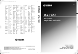 Yamaha RX-V663 Owner's manual