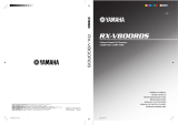 Yamaha RX-V800RDS Owner's manual