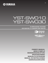 Yamaha YST-SW010 Owner's manual