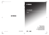 Yamaha T-D500 Owner's manual