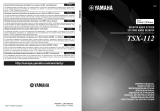 Yamaha TSX-112 Owner's manual