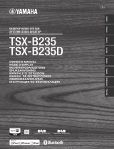 Yamaha TSX-B235D Owner's manual