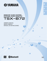 Yamaha TSX-B72 Owner's manual