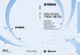 Yamaha TSX-B72 White User manual