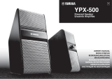 Yamaha YPX-500 Owner's manual