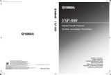 Yamaha YSP 800 - Digital Sound Projector Five CH Speaker Owner's manual