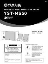 Yamaha YST-MS50 User manual