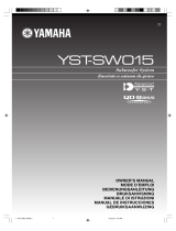 Yamaha YST-SW015 Owner's manual
