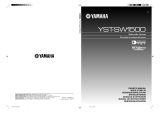 Yamaha YST-SW1500 Owner's manual
