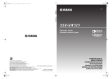 Yamaha YST-SW515 Owner's manual