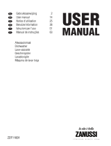 Zanussi ZANUSSI Dishwasher User manual