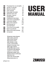 Zanussi ZFG21110 User manual