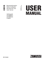 Zanussi ZFU720FW User manual